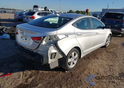 2011 Hyundai Elantra Gls (Ulsan Plant) from USA, damaged, VIN KMHDH4AE0BU119489